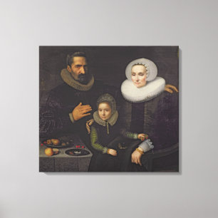 Toile Portrait de famille