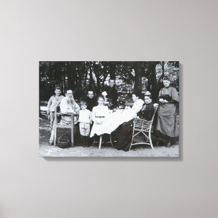 Toile Portrait de famille de l'auteur Leo N. Tolstoï
