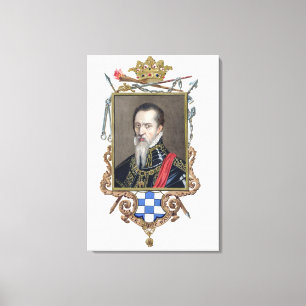Toile Portrait de Ferdinand Alvarez de Toledo Duc d'Al