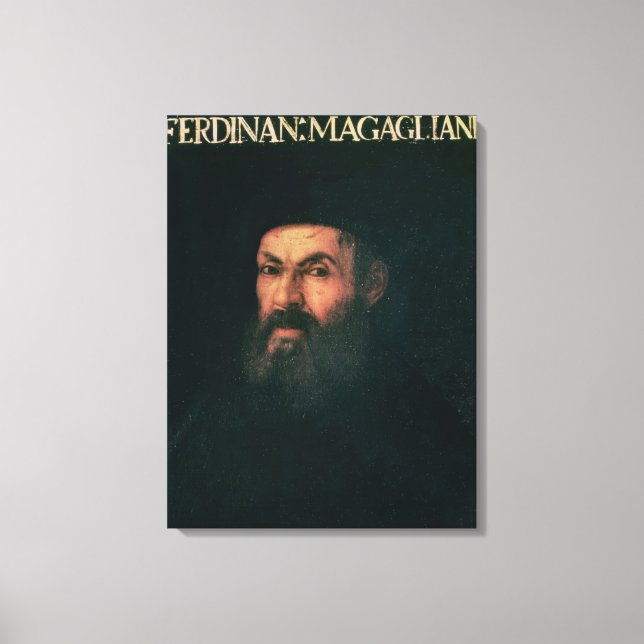Toile Portrait de Ferdinand Magellan (Recto)