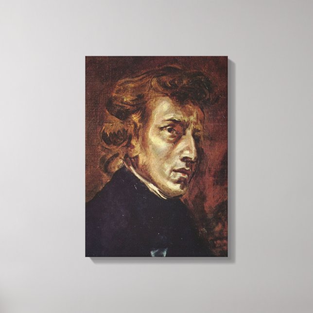 Toile Portrait de Frédéric Chopin (Recto)