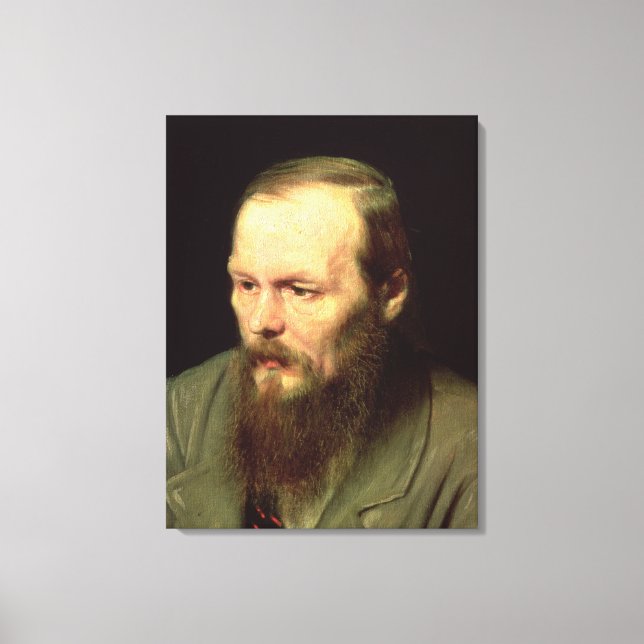Toile Portrait de Fyodor Dostoïevsky 1872 (Recto)