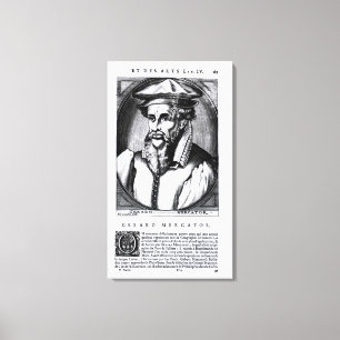 Toile Portrait de Gerard Mercator