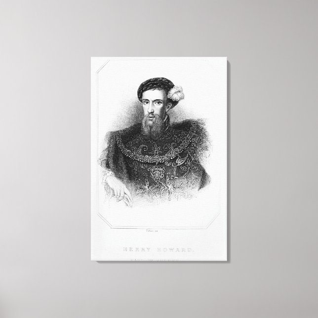 Toile Portrait de Henry Howard Earl de Surrey (Recto)