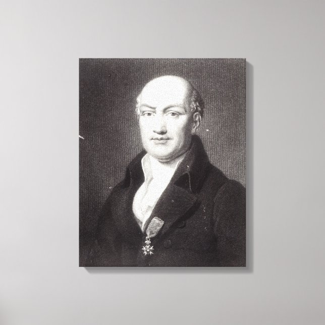 Toile Portrait de Jean Baptiste Joseph Delambre (Recto)