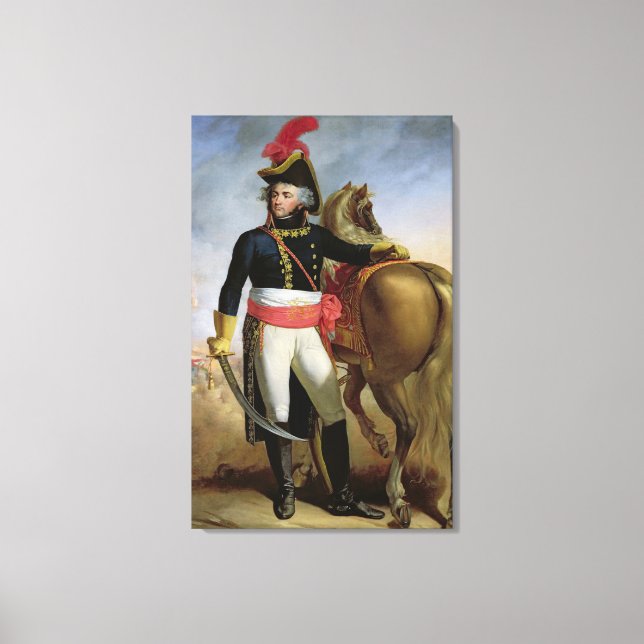 Toile Portrait de Jean Baptiste Kleber (Recto)