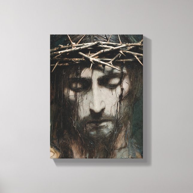 Toile Portrait de Jésus-Christ (#1) (Recto)