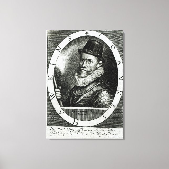 Toile Portrait de John Hawkins (Recto)