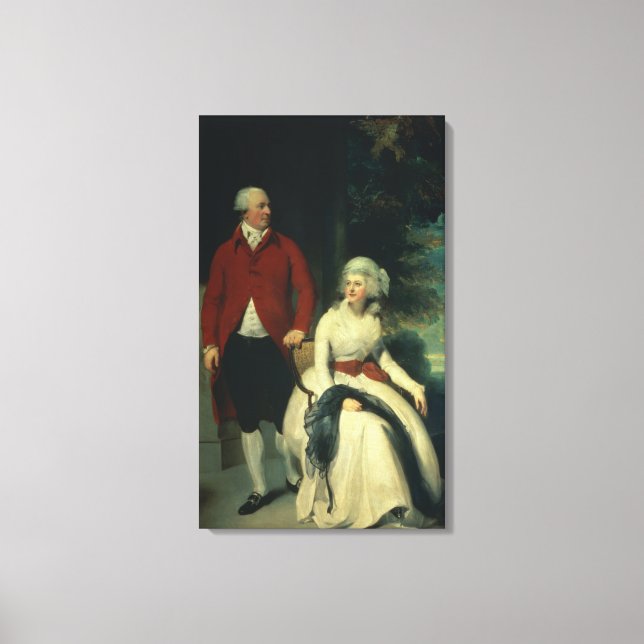 Toile Portrait de John Julius Angerstein (1735-1823) et (Recto)