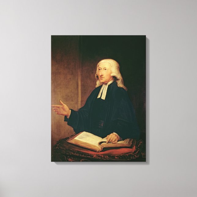 Toile Portrait de John Wesley 1788 (Recto)