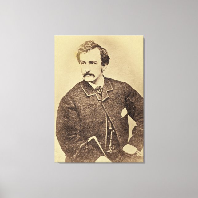 Toile Portrait de John Wilkes Booth | 1861-65 (Recto)