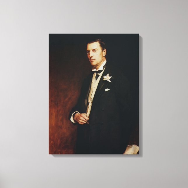 Toile Portrait de Joseph Chamberlain, 1886 (Recto)