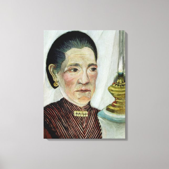 Toile Portrait de Josephine, la deuxième femme de l'arti (Recto)