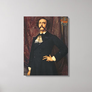 Toile Portrait de Jules Barbey d'Aurevilly 1881