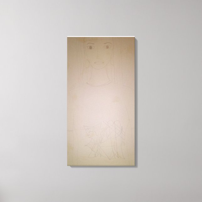 Toile Portrait de la femme (Recto)