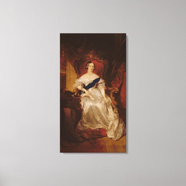 Toile Portrait de la reine Victoria (Recto)