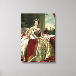 Toile Portrait de la Reine Victoria