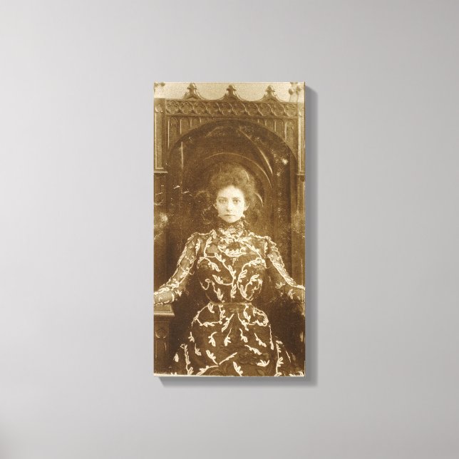 Toile Portrait de l'actrice Vera Komissarzhevskaya (Recto)