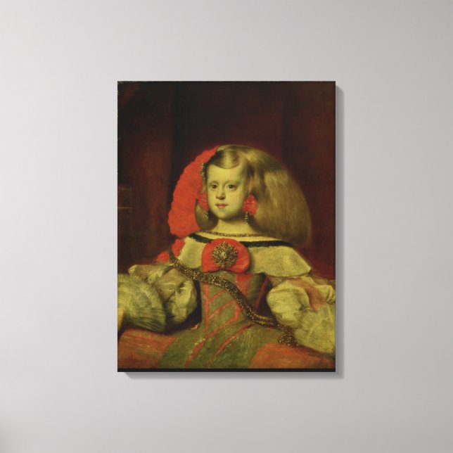Toile Portrait de l'infante Margarita (Recto)