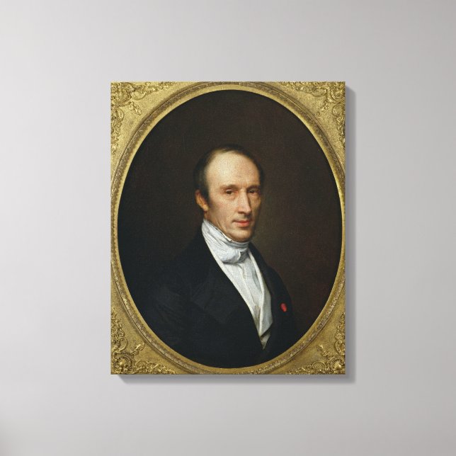 Toile Portrait de Louis Cauchy (Recto)