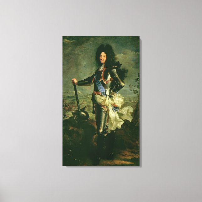 Toile Portrait de Louis XIV (Recto)