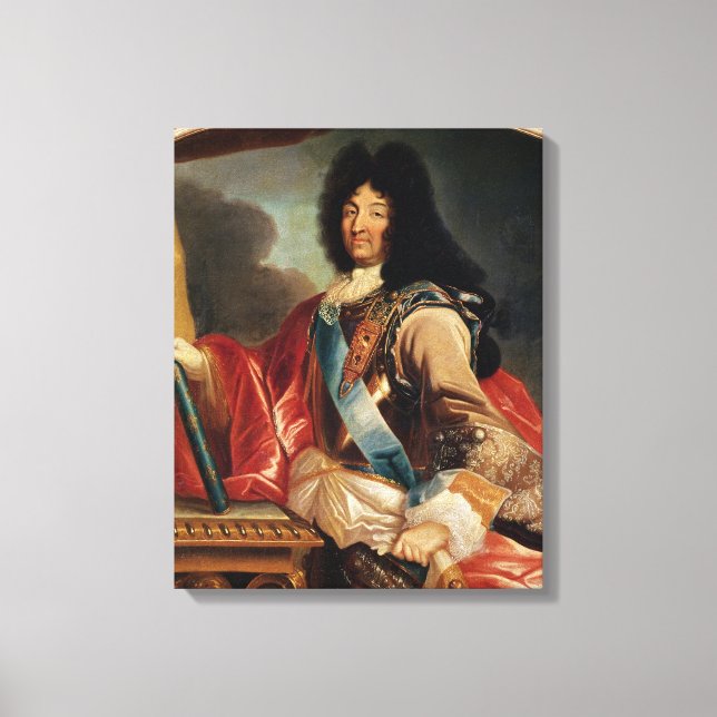 Toile Portrait de Louis XIV (Recto)