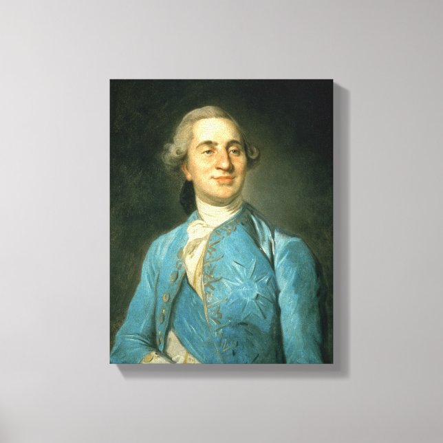 Toile Portrait de Louis XVI 1775 (Recto)