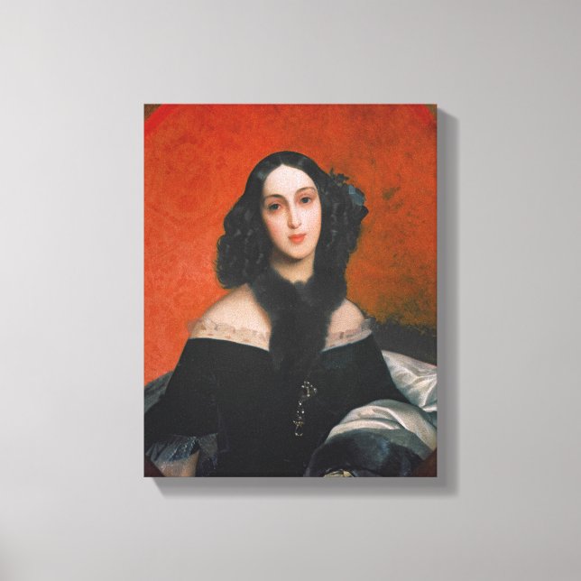 Toile Portrait de M.A. Bek, 1840 (Recto)