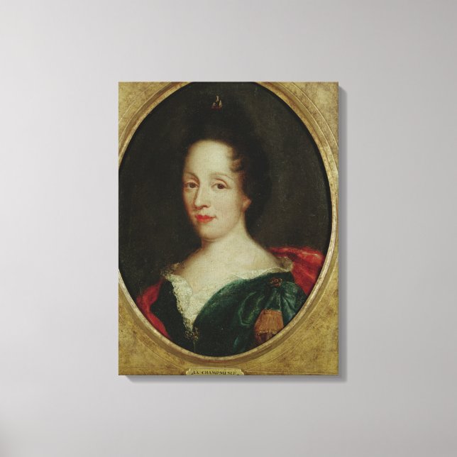 Toile Portrait de Madame Champmesle (Recto)