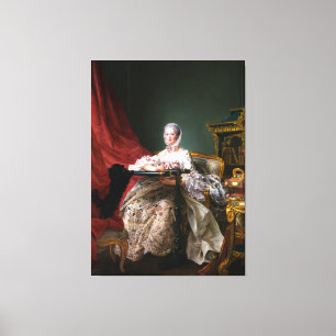 Toile Portrait de Madame de Pompadour