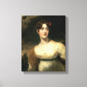 Toile Portrait de Madame Emily Harriet