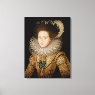 Toile Portrait de Madame, probablement reine de Mary des
