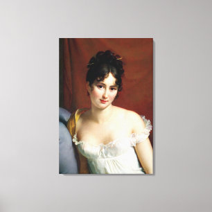 Toile Portrait de Madame Recamier