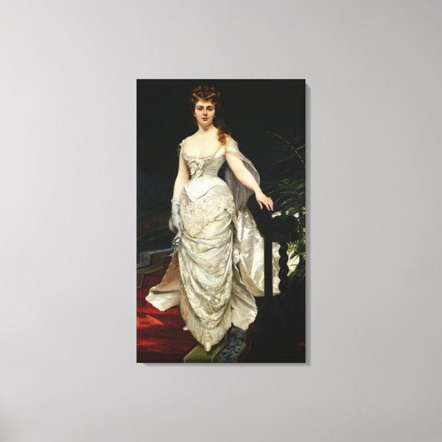 Toile Portrait de Mademoiselle X, 1873 (Recto)