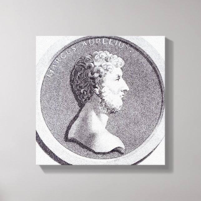 Toile Portrait de Marcus Aurelius (Recto)