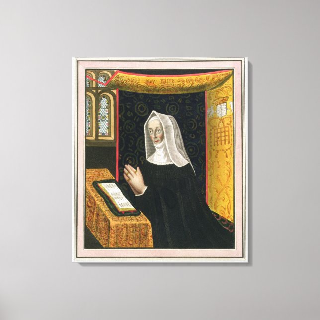 Toile Portrait de Margaret Beaufort, comtesse de Richmon (Recto)