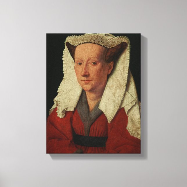 Toile Portrait de Margaret van Eyck, 1439 (Recto)