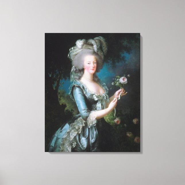 Toile Portrait De Marie Antoinette (Recto)