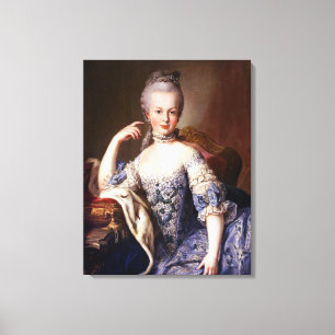 Toile Portrait de Marie Antoinette - Martin van Meytens