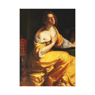 Toile Portrait de Mary Magdalene (Artemisia Gentileschi)