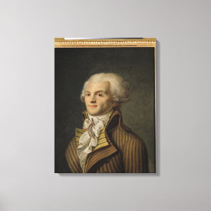 Toile Portrait de Maximilien de Robespierre