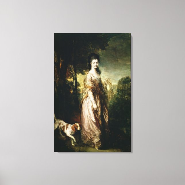 Toile Portrait de Mme Lowndes-Stone c.1775 (Recto)