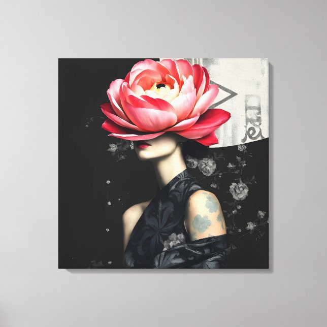 Toile Portrait de mode Abstrait (Recto)