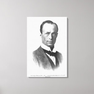 Toile Portrait de monsieur Douglas Mawson