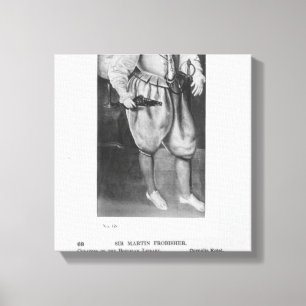 Toile Portrait de monsieur Martin Frobisher