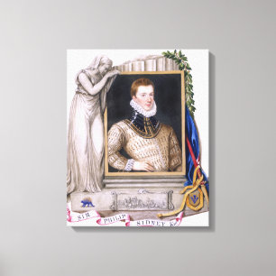 Toile Portrait de monsieur Philip Sidney (1554-86) de