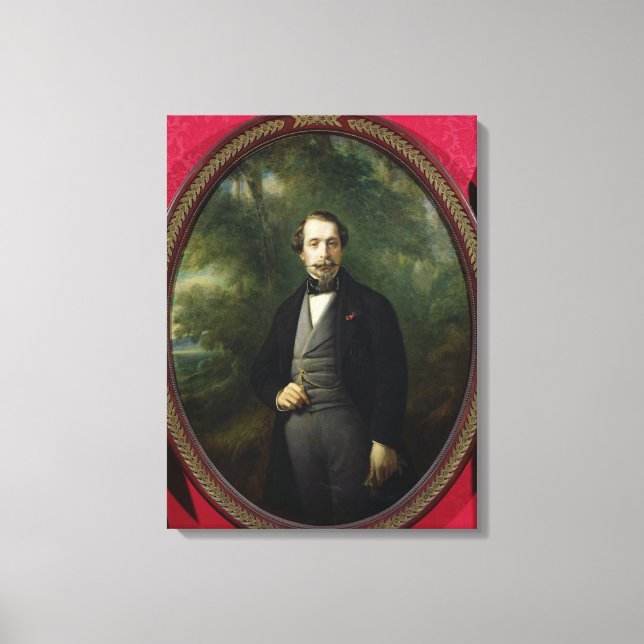 Toile Portrait de Napoléon III c.1857 (Recto)