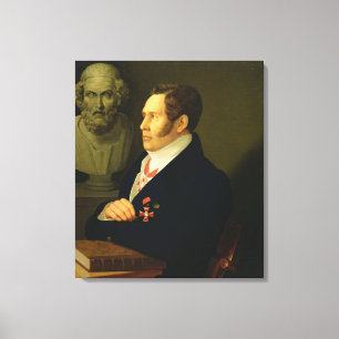 Toile Portrait de Nikolay Gnedich, 1839