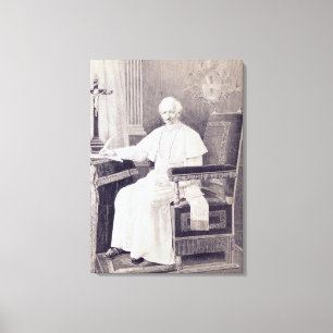 Toile Portrait de pape Lion XIII