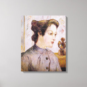 Toile Portrait de Paul Gauguin d'une jeune femme, 1886
